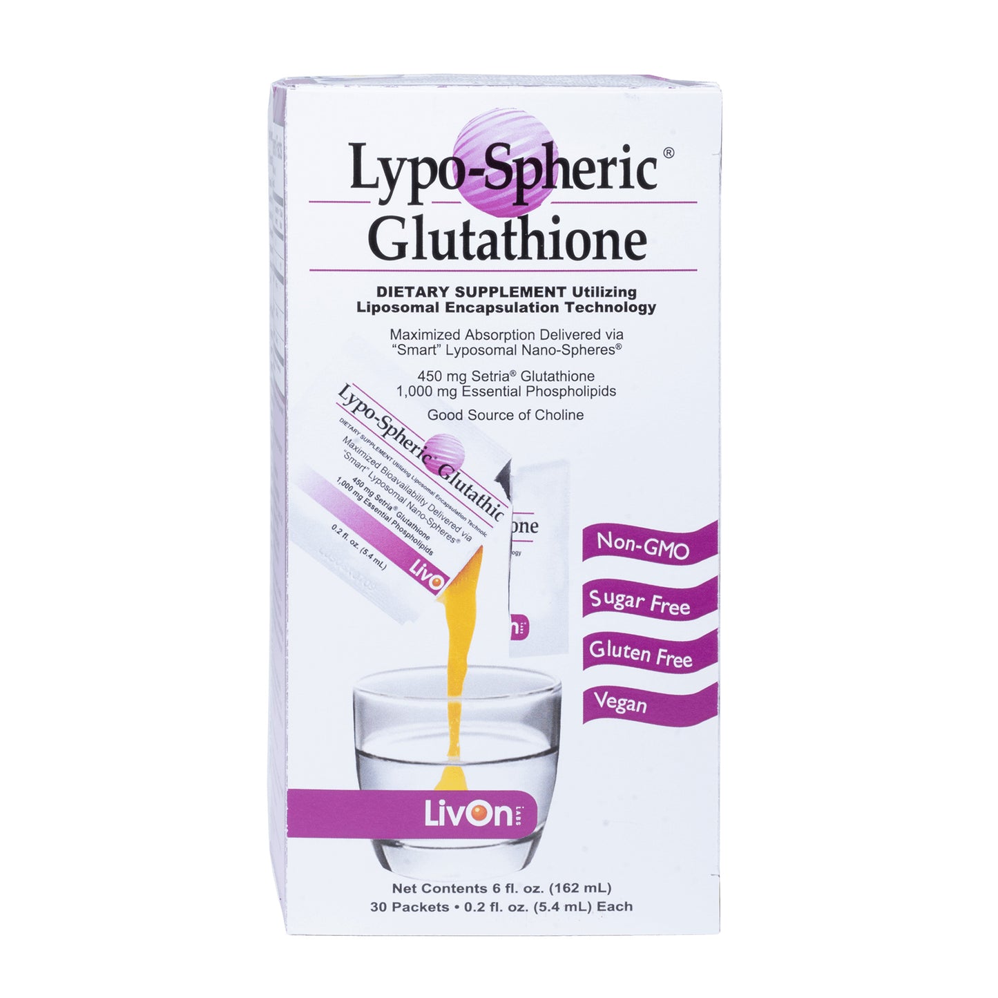 LivOn LABORATORIES LYPO-SPHERIC GLUTATHIONE