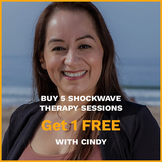 Holiday Special: Buy 5 Shockwave Therapy Sessions, Get 1 FREE with Cindy